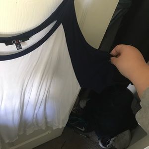 Off the shoulder top plus size